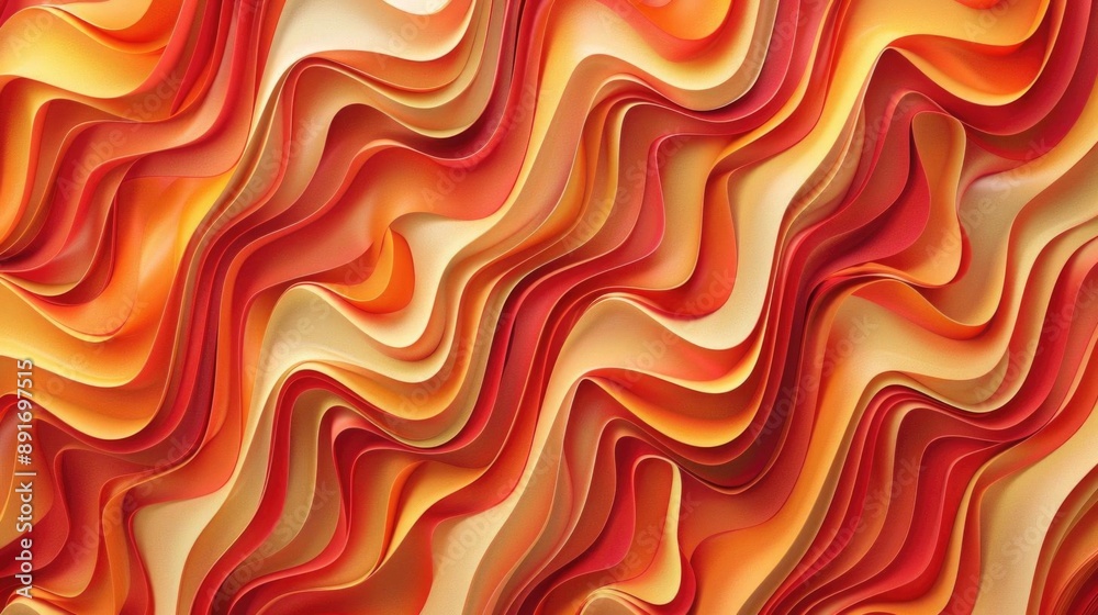 Abstract flame-like pattern with smooth winding lines, featuring a fluid and energetic design. Abstract flame-like pattern with smooth winding lines, featuring a fluid and energetic design.