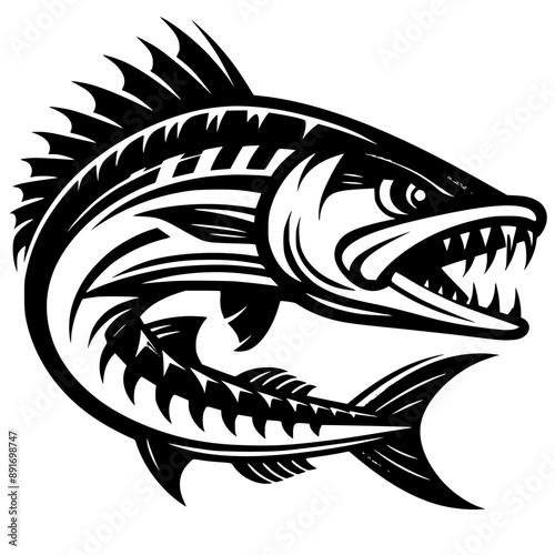 fish isolated on white