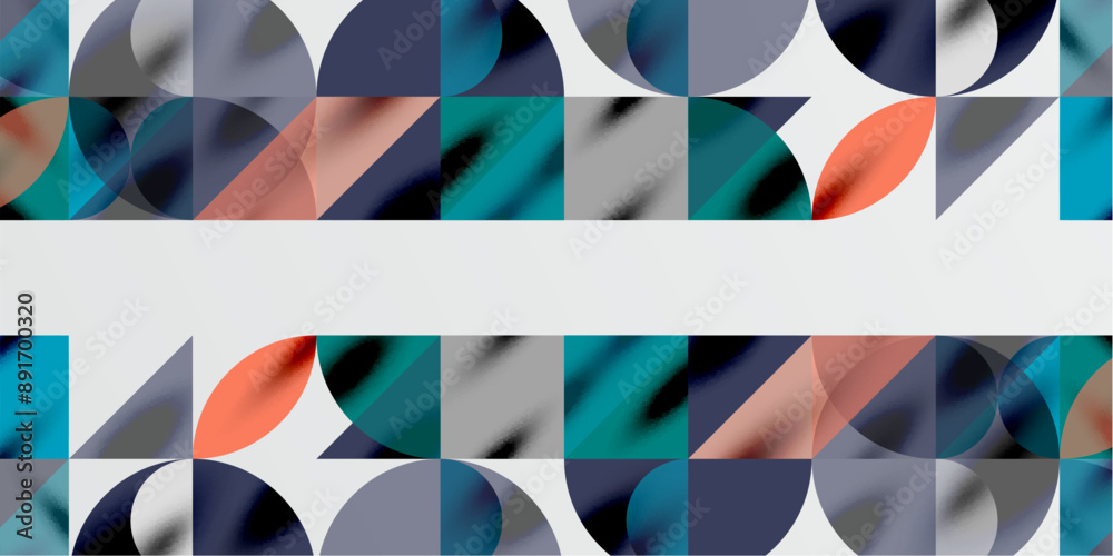Triangles, round triangles and circles techno art. Vector Illustration For Wallpaper, Banner, Background, Card, Book Illustration, landing page Triangles, round triangles and circles techno art. Vector Illustration For Wallpaper, Banner, Background, Card, Book Illustration, landing page