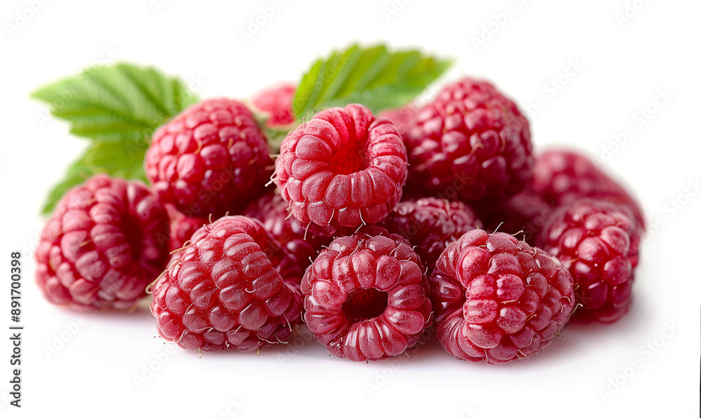 Raspberry isolated on white background. Raspberry isolated on white background.