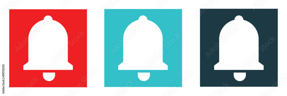 custom made wallpaper toronto digitalNotification Bell Icon, Subscription Alarm set Vector Illustration. Silhouette and Outline Shape. on transparent back ground. EPS 10.