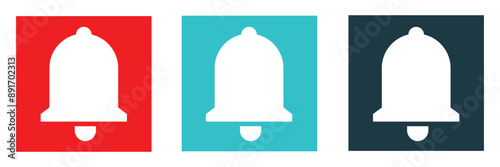 Wallpaper Mural Notification Bell Icon, Subscription Alarm set Vector Illustration. Silhouette and Outline Shape. on transparent back ground. EPS 10. Torontodigital.ca