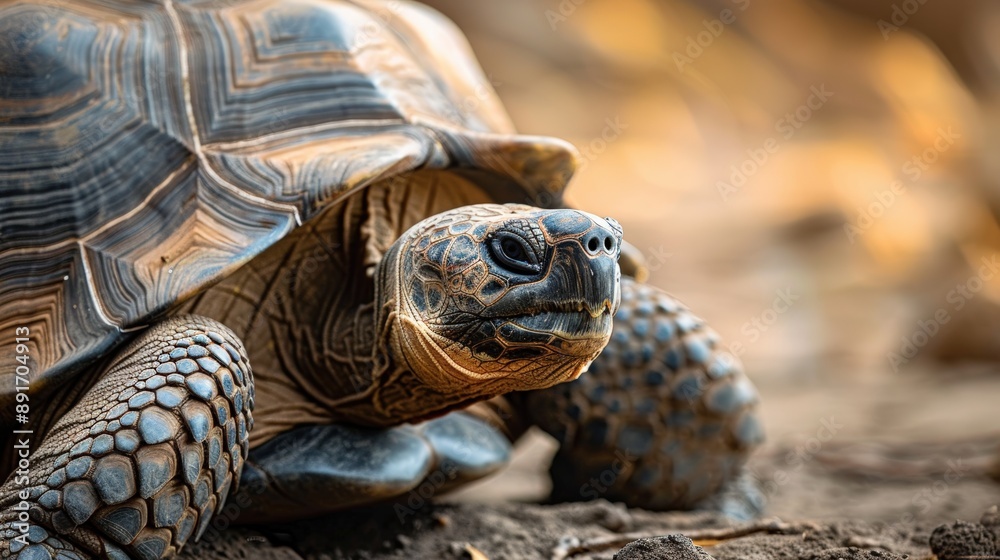 Galapagos Tortoise Close-Up, Head and Shell Detail, Ancient Reptile, Wildlife Portrait, Endangered Species Galapagos Tortoise Close-Up, Head and Shell Detail, Ancient Reptile, Wildlife Portrait, Endangered Species