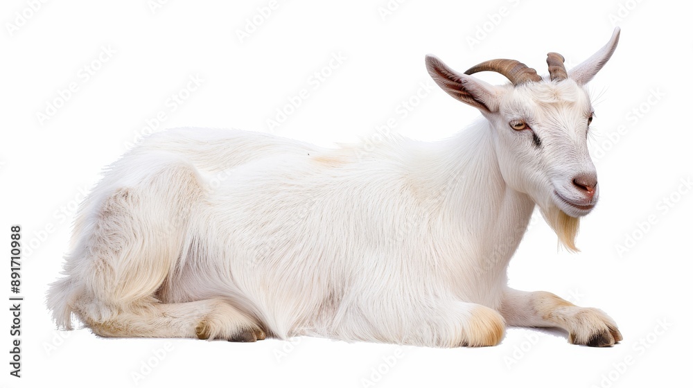 goat isolated on white. Mammals isolated on white. Photo realistic photo. goat isolated on white. Mammals isolated on white. Photo realistic photo.