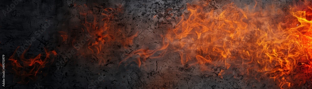 Abstract Fiery Texture Background with Flames Abstract Fiery Texture Background with Flames