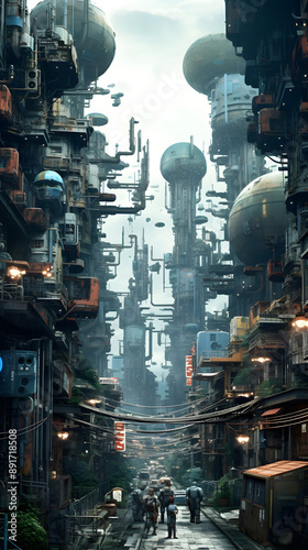 Post-Apocalyptic Steampunk Metropolis