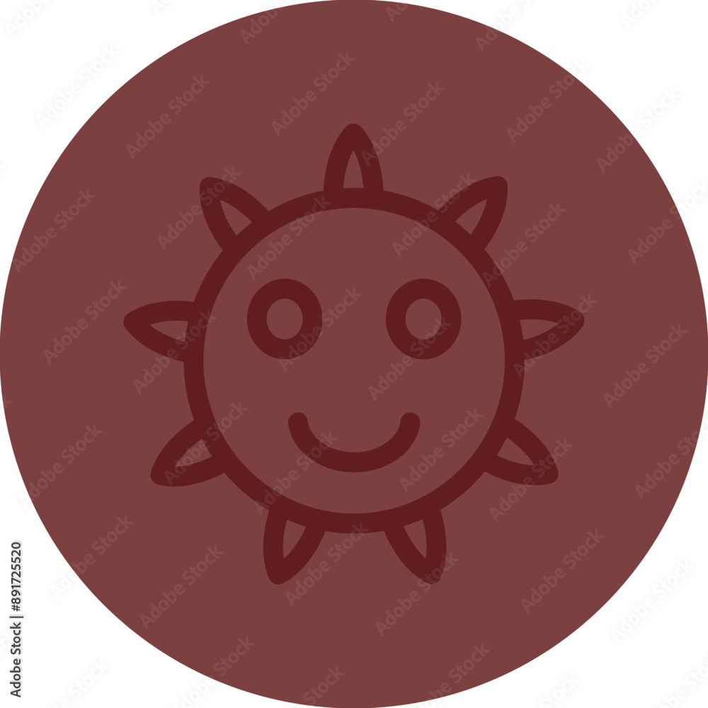 emoji sun flower Vector Line Maroon Circle Maroon emoji sun flower Vector Line Maroon Circle Maroon