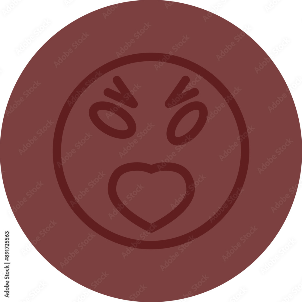 emoji angry love Vector Line Maroon Circle Maroon emoji angry love Vector Line Maroon Circle Maroon