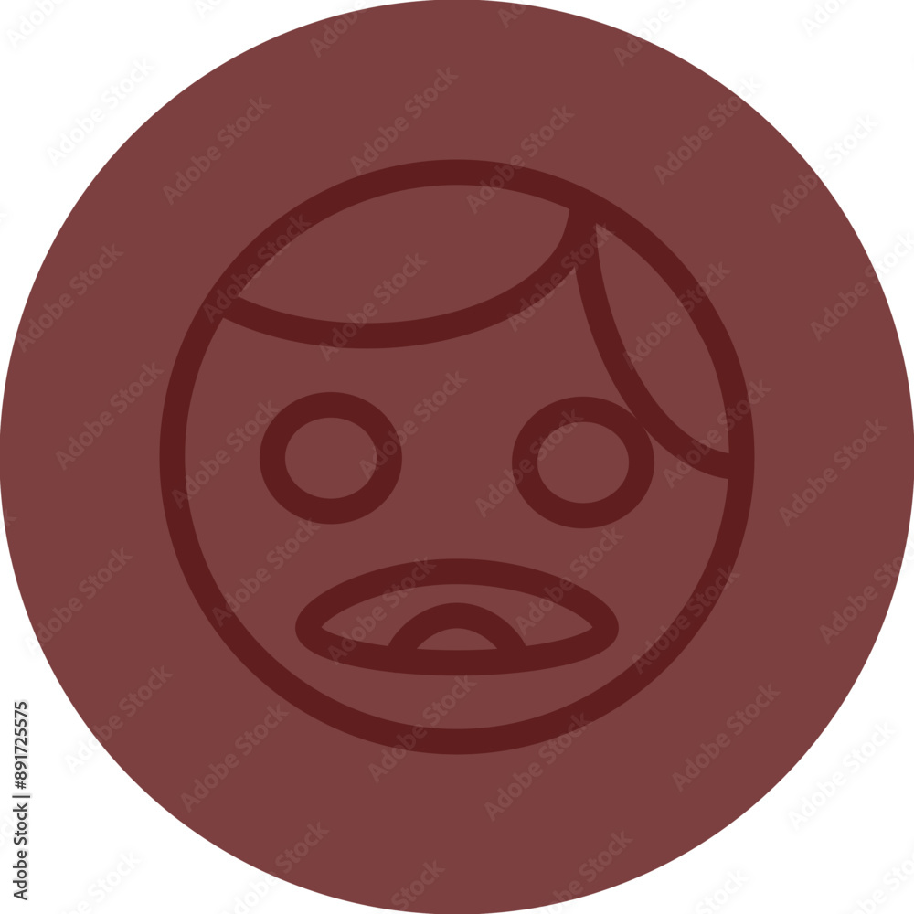 emoji boy Vector Line Maroon Circle Maroon emoji boy Vector Line Maroon Circle Maroon