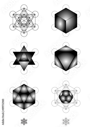 メタトロンキューブ　MetatronsCube　神聖幾何学