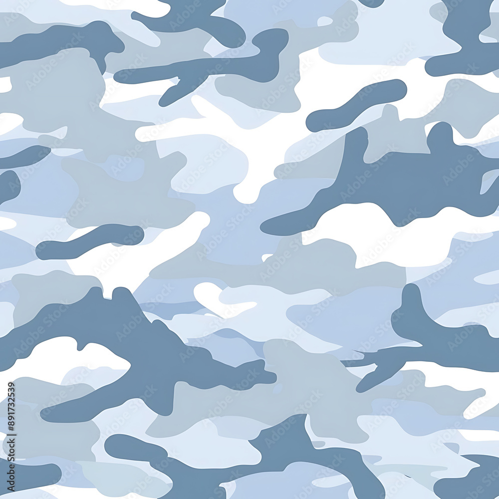 Arctic camouflage texture with white, gray, and light blue shades for seamless wallpaper Arctic camouflage texture with white, gray, and light blue shades for seamless wallpaper