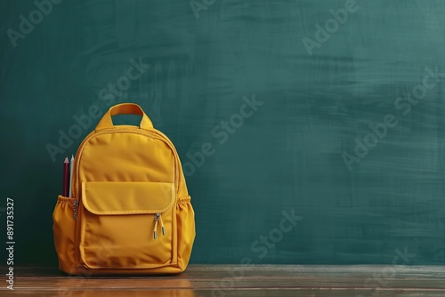 Modern school backpack, Back To School concept