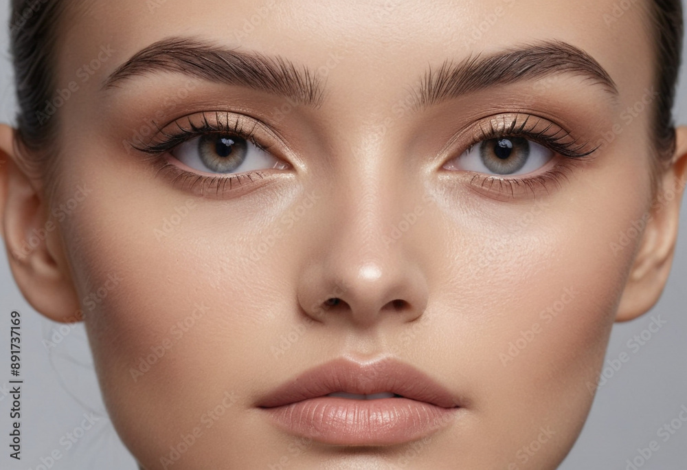 Highlighting the cheekbones and brow bone for a sculpted look. Highlighting the cheekbones and brow bone for a sculpted look.