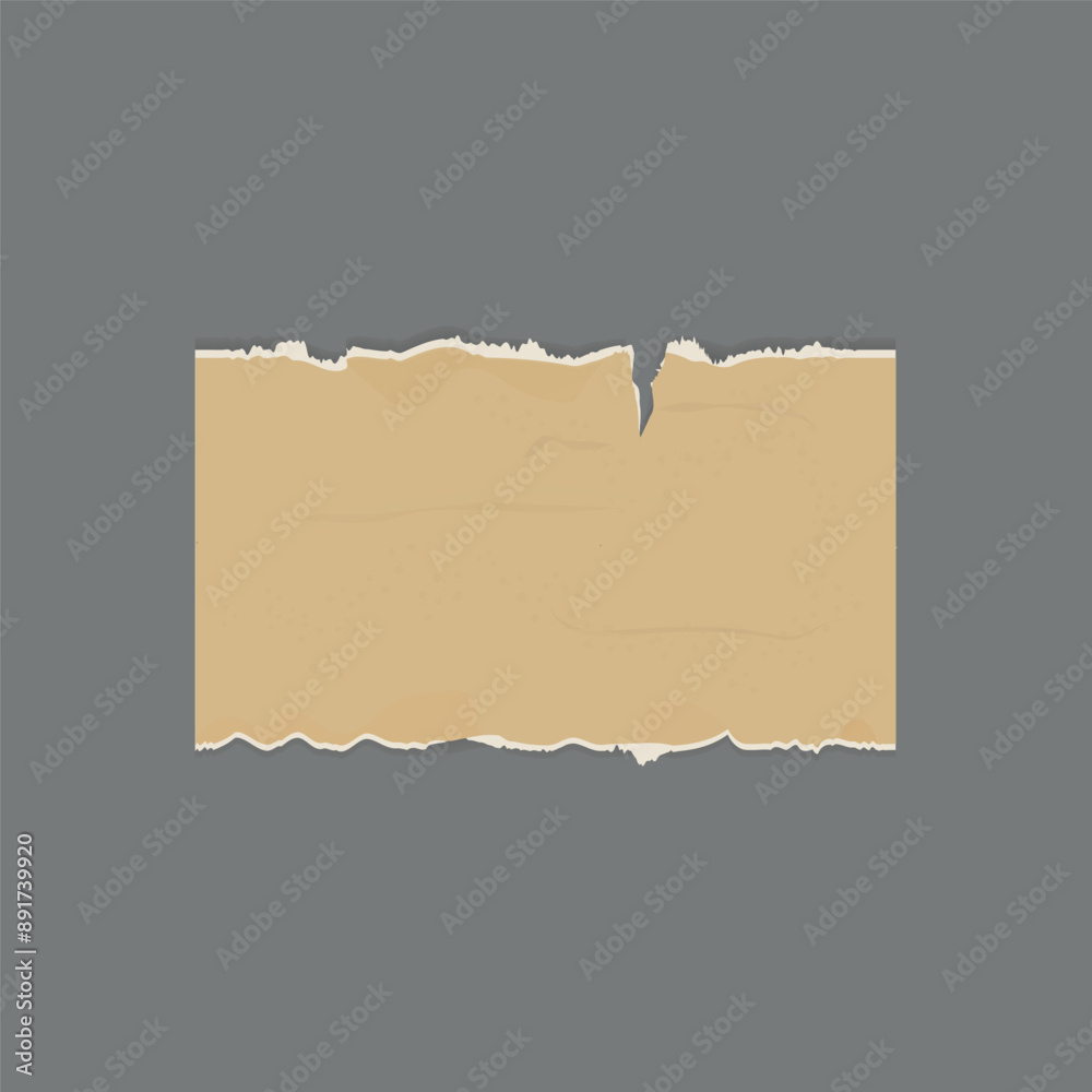 old scroll of papper isolated on white