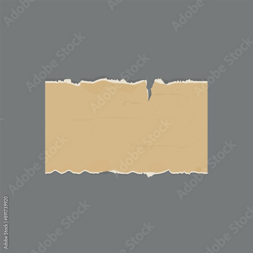 old scroll of papper isolated on white