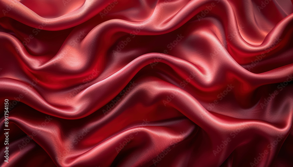 Fototapeta premium red satin background