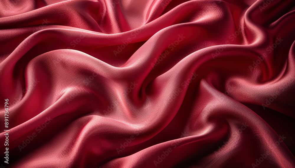 Fototapeta premium red satin background