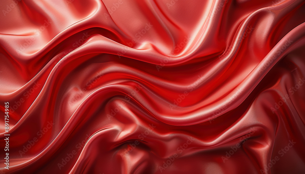 Fototapeta premium red satin background