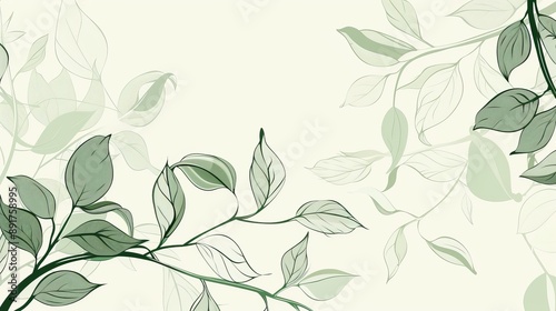 simplistic floral background