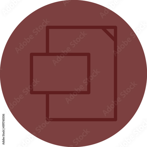 XML Sitemap Vector Line Maroon Circle Maroon