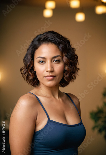 Beautiful Mixed-Race Woman