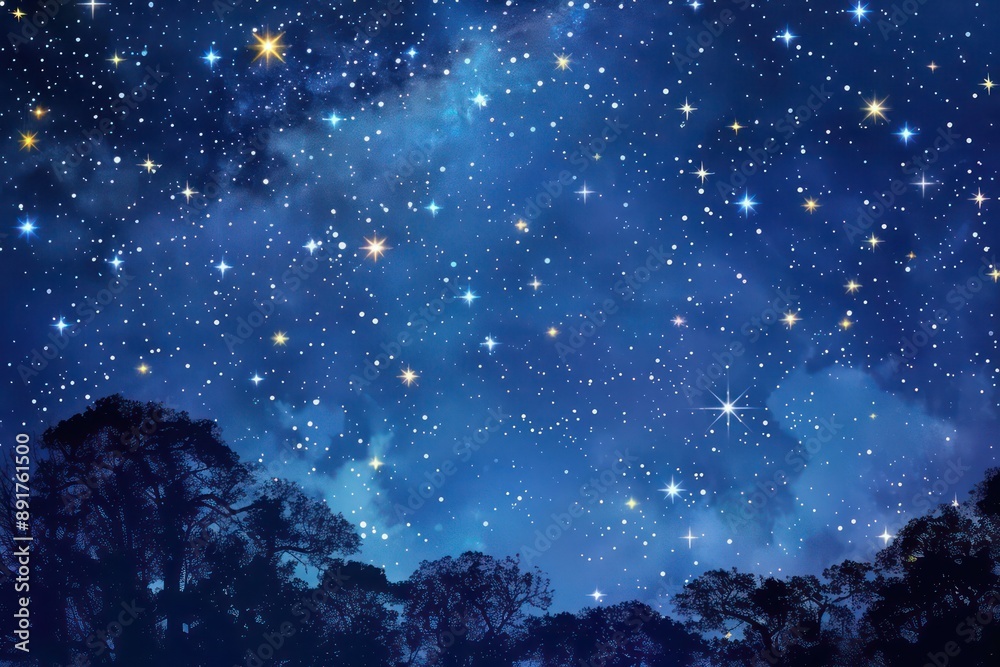 starry night sky
