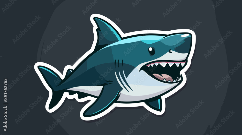 Shark esport mascot logo design, sticker shark Shark esport mascot logo design, sticker shark