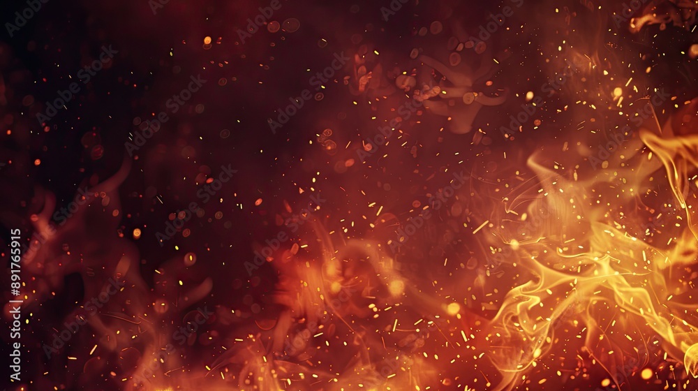 Fiery Embers Dance in the Darkness Fiery Embers Dance in the Darkness