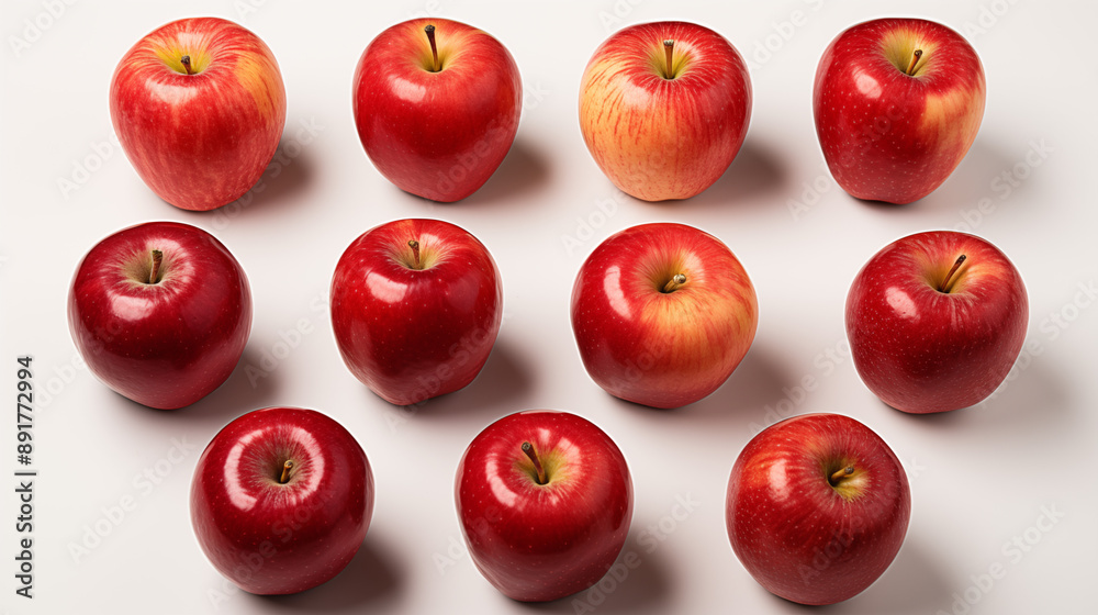 Apples on White Background, Abstract Image, Texture, Pattern Background, Wallpaper, Smartphone Cover and Screen, Cell Phone, Computer, Laptop, 9:16 and 16:9 Format Apples on White Background, Abstract Image, Texture, Pattern Background, Wallpaper, Smartphone Cover and Screen, Cell Phone, Computer, Laptop, 9:16 and 16:9 Format