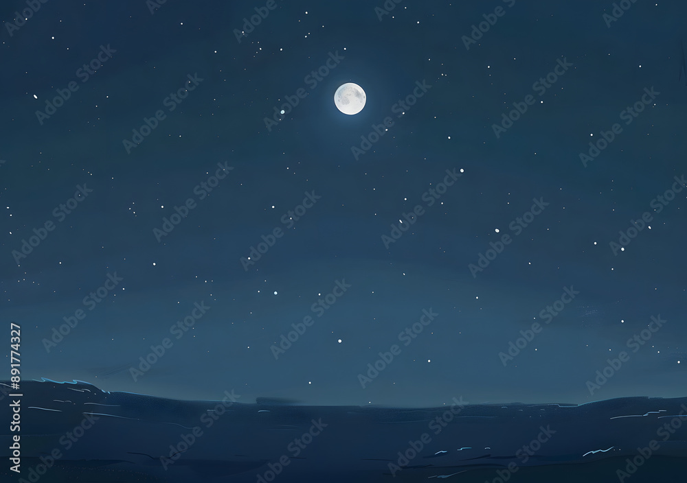 Field Under Moonlight Field Under Moonlight