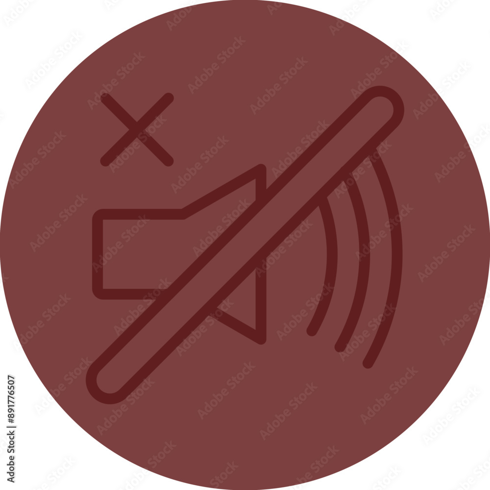 mute Vector Line Maroon Circle Maroon mute Vector Line Maroon Circle Maroon
