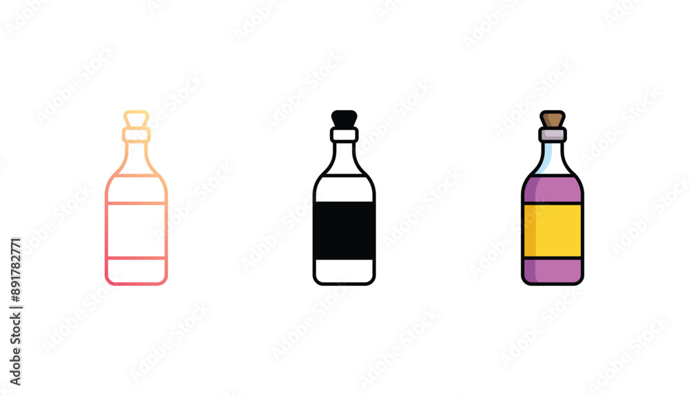 Wine icon design with white background stock illustration Wine icon design with white background stock illustration