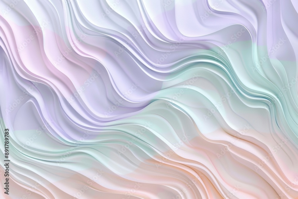 Abstract background with smooth lines creating a wavy surface, ideal for websites and presentations. The pastel colors give a sense of peace and tranquility Abstract background with smooth lines creating a wavy surface, ideal for websites and presentations. The pastel colors give a sense of peace and tranquility