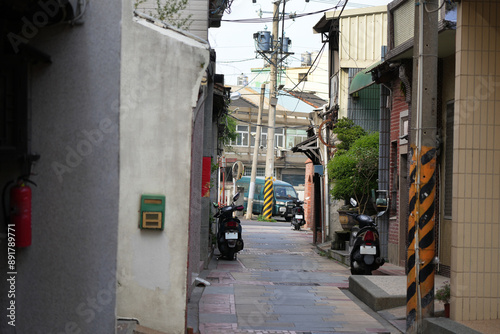 street in a quiet town