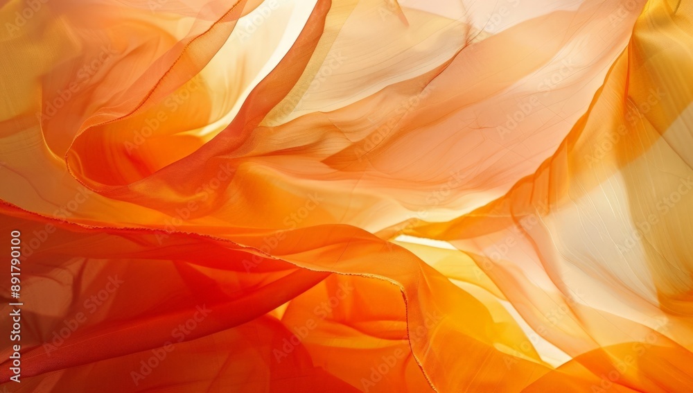 Abstract Art: Warm Orange Blurred Background Abstract Art: Warm Orange Blurred Background
