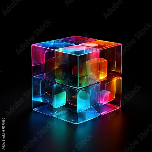 multicolored-cube-connection---stock-photodigital-generated-image-of-multicoloured-sphere-inside