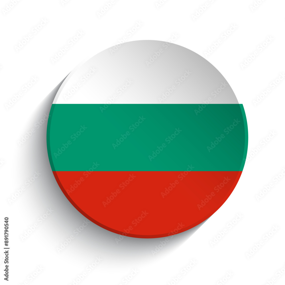 Bulgaria flag button