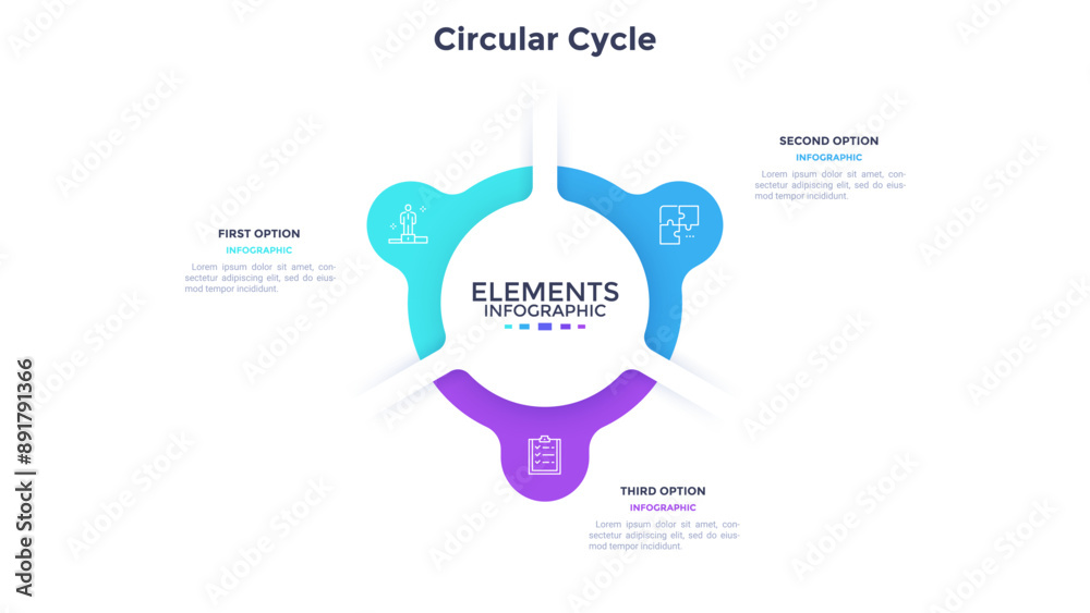 Obraz premium Modern Infographic Vector Banner