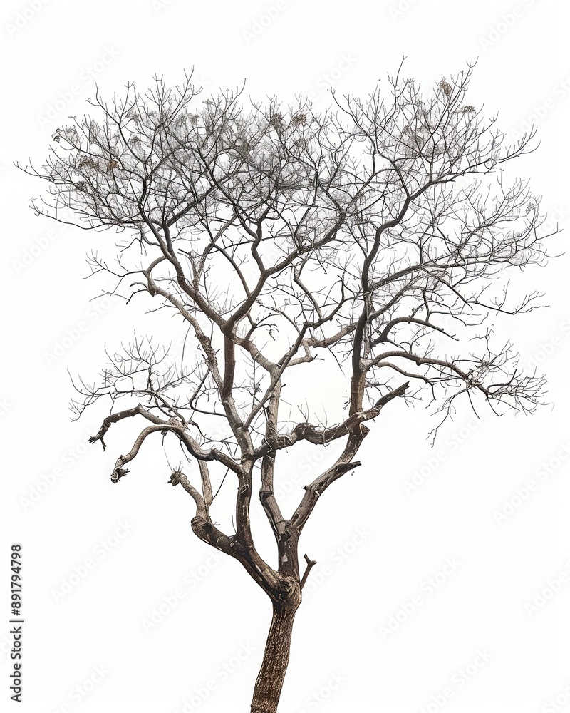 Bare tree branches reach towards the sky Bare tree branches reach towards the sky