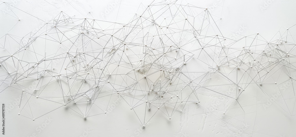 Abstract Geometric Pattern on White Background Abstract Geometric Pattern on White Background