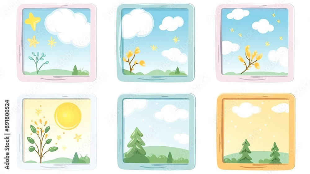 Isolated window glass on a white background Isolated window glass on a white background