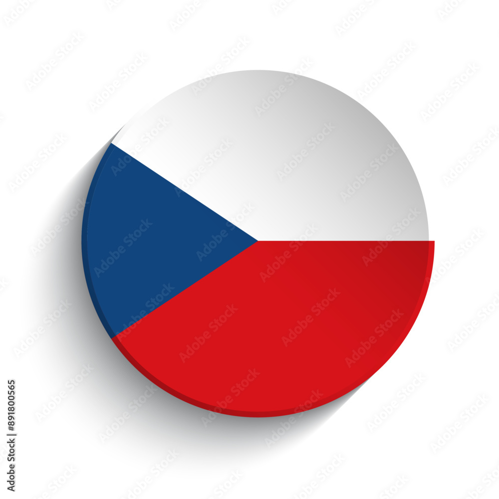 Czech Republic flag button Czech Republic flag button