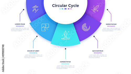 Modern Infographic Vector Banner