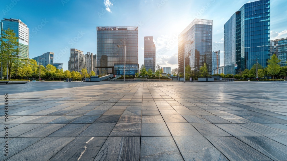 Fototapeta premium Urban Landscape with Modern Architecture