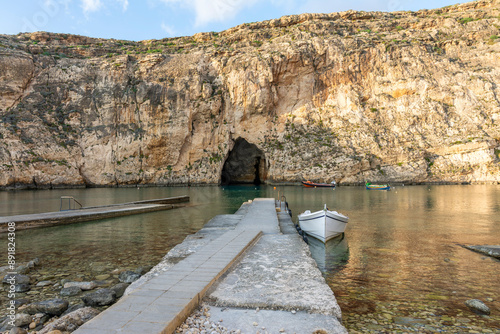 Inland Sea Divesite in Gozo Island, Malta photo