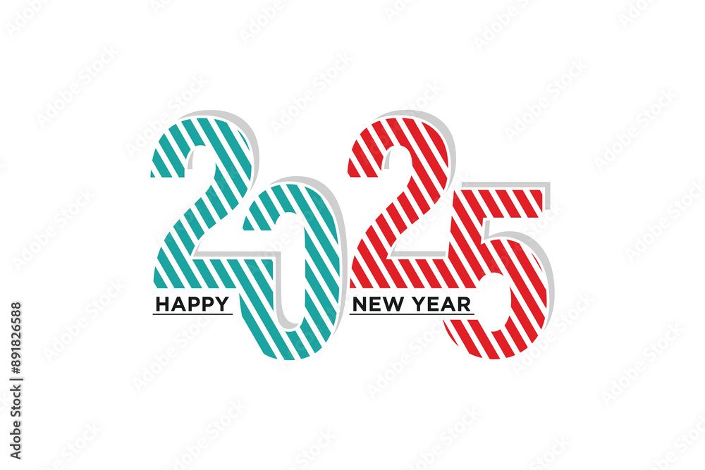 2025 logo vector design with modern style 2025 logo vector design with modern style