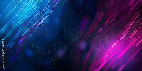 Abstract game background with blue pink light. Suit for e-sport and gaming competitiong.