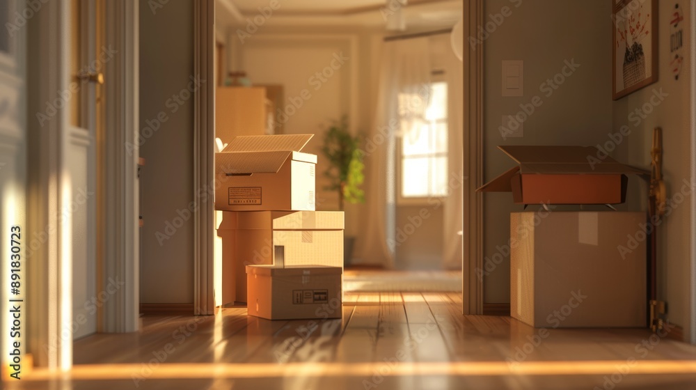 A fresh start in a new home. The key unlocks the door to a world of possibilities, with every box and piece of furniture holding the promise of a new chapter. Welcome to your new abode. 