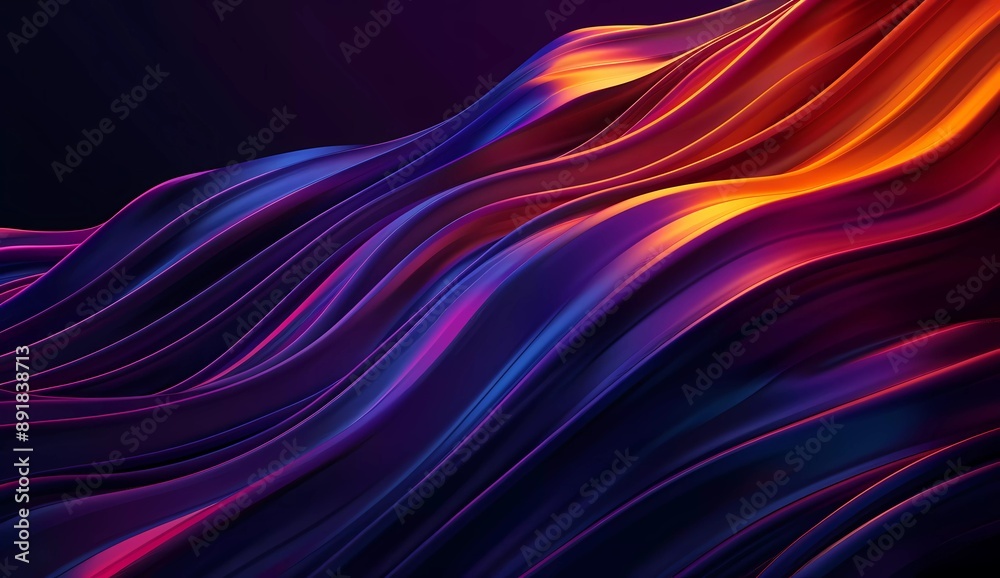 Abstract Fluid Background: Colorful Waves and Lines Design Abstract Fluid Background: Colorful Waves and Lines Design