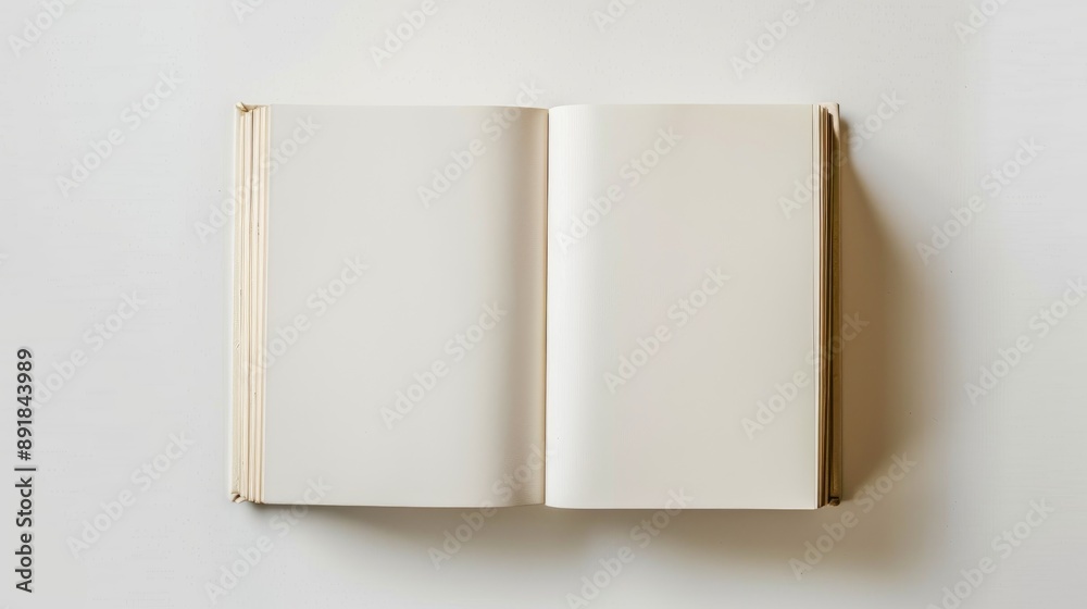 Two blank covered books against a white backdrop Two blank covered books against a white backdrop
